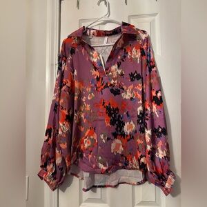 Ladies satin top 2xl